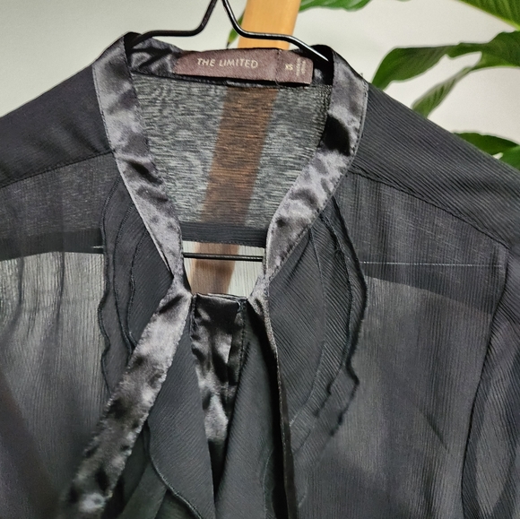 The limited satin translucent blouse - Picture 2 of 8